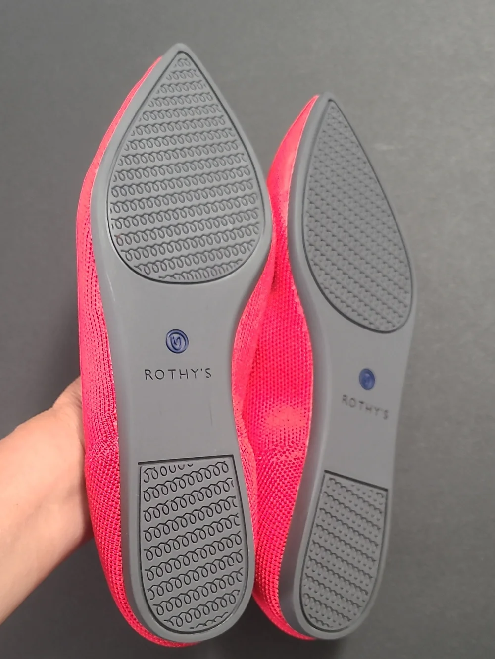NWOT Rothy's Women's Minimalists Comfy Stylish Popular Modern Chile Red Sz.8 5